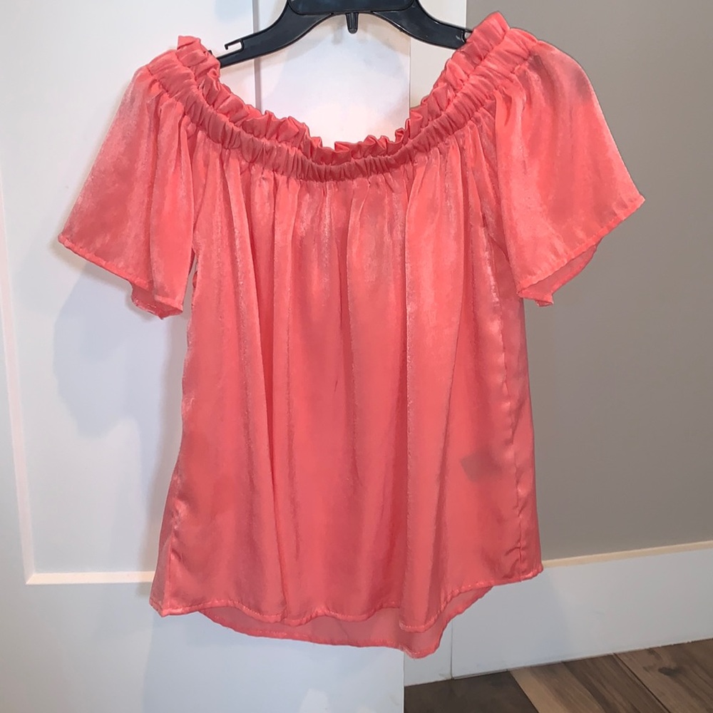 Smell the roses off the shoulder blouse!